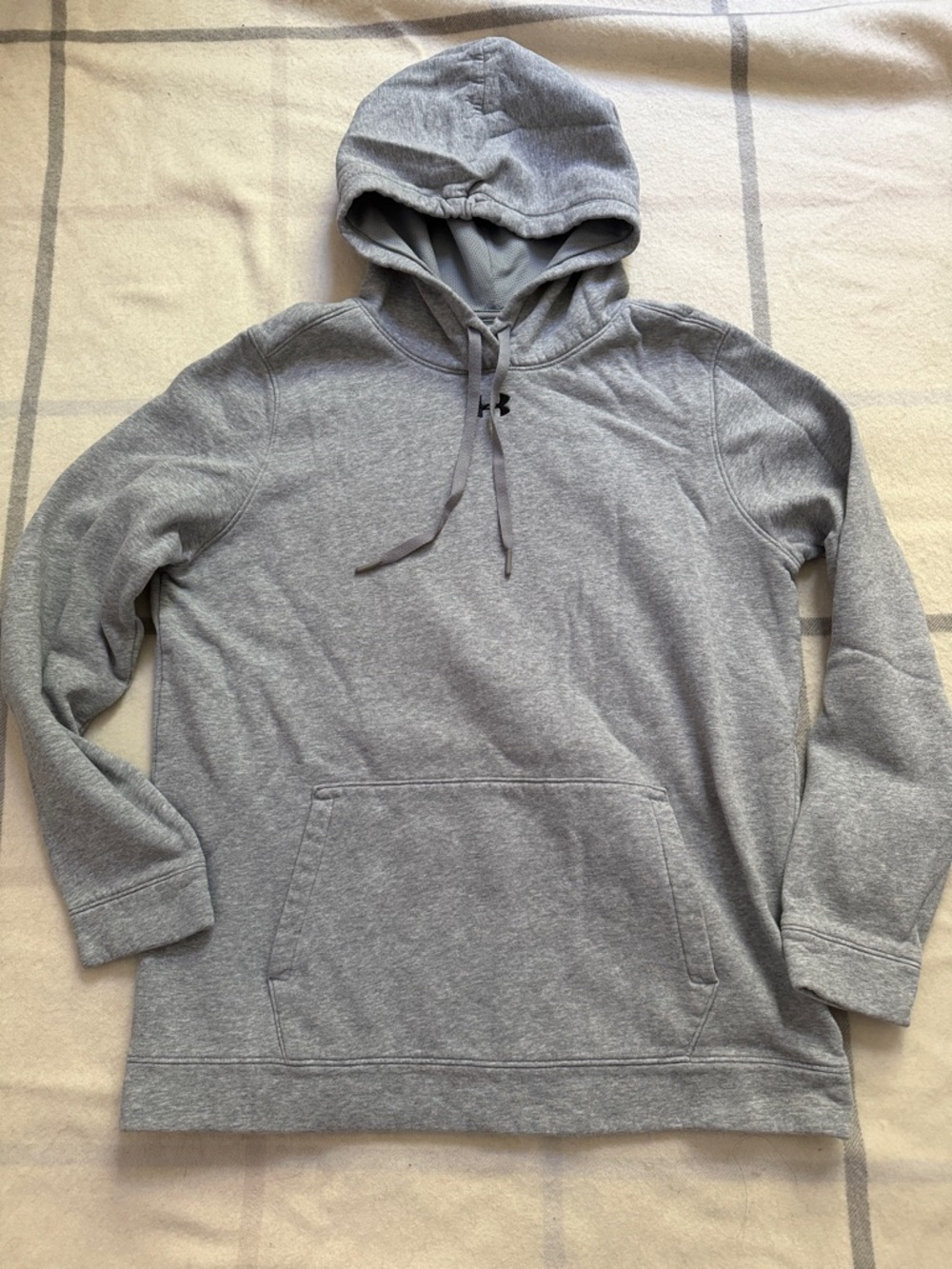 Under Armour Light Gray Pullover Hooded Sweatshirt